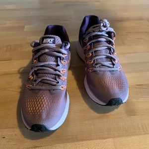 Nike Pegasus Shoes Purple Smoke/Peach Cream